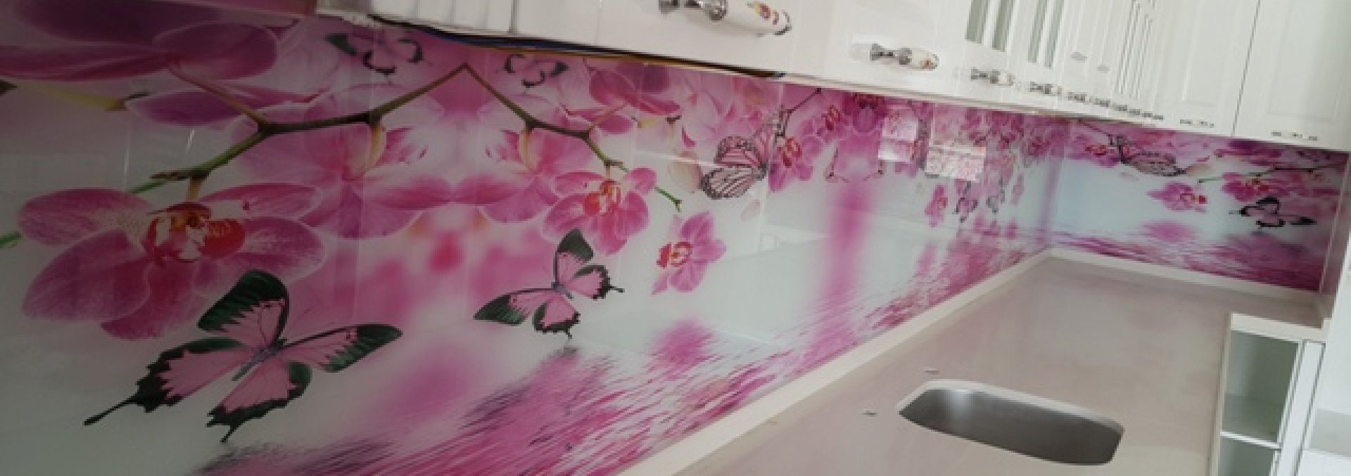 Violettglass - Kristal Cam Mozaik, 3D Mutfak Tezgah Arası,Vitray