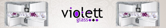 Dizayn Cam Dekorasyon - Violett glass, Kristal Cam Mozaik